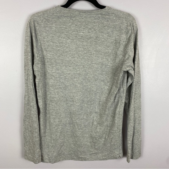 French Connection Long Sleeve Crew Neck Tee Small Grey - Picture 6 of 11